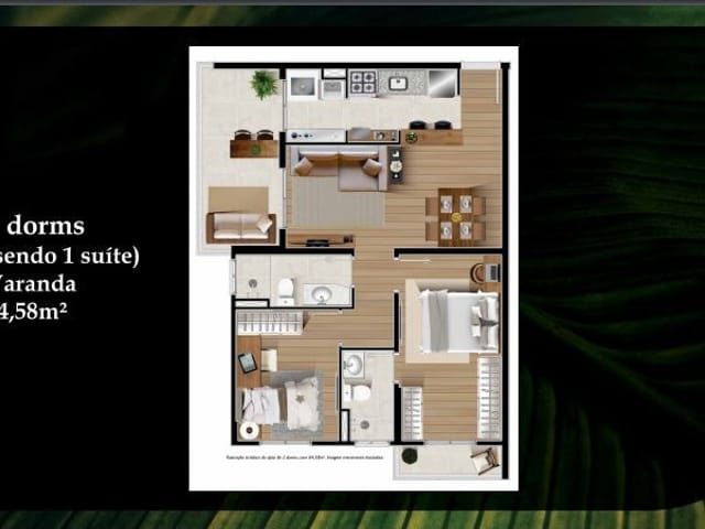Foto do Apartamento - Apartamento à venda, 64 m² por R$ 537.824,46 - Parque Industrial - São José dos Campos/SP | INDEPENDENCE NEGOCIOS IMOBILIARIOS LTDA
