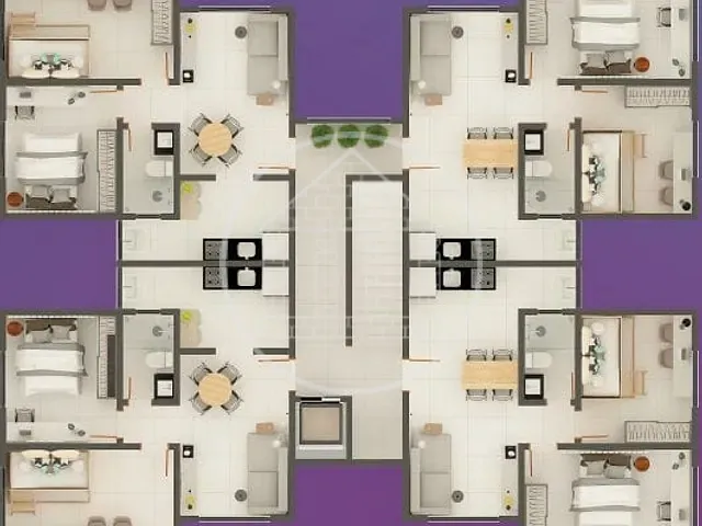 Apartamento com 100m² 3 quartos e 2 banheiros, à venda, no bairro Tirol em Natal