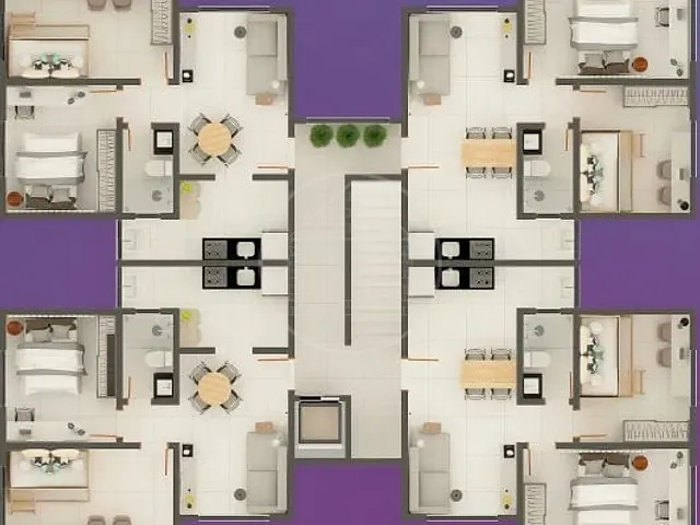 Apartamento com 100m² 3 quartos e 2 banheiros, à venda, no bairro Tirol em Natal