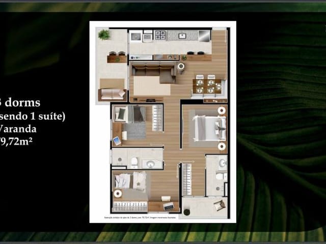 Foto do Apartamento - Apartamento à venda, 79 m² por R$ 640.924,23 - Parque Industrial - São José dos Campos/SP | INDEPENDENCE NEGOCIOS IMOBILIARIOS LTDA