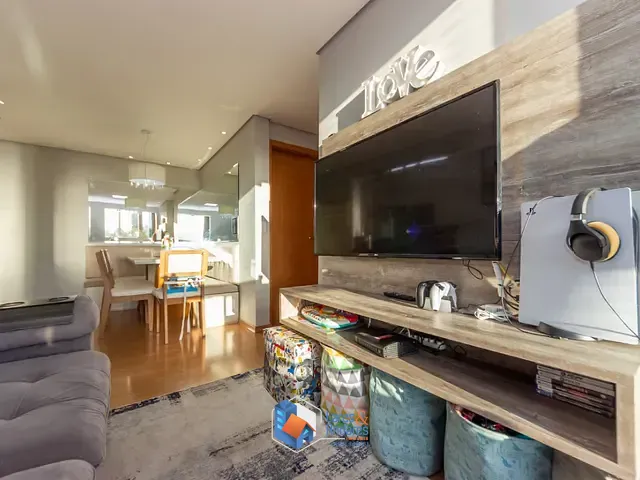 Apartamento com 56m² 2 quartos e 1 banheiro, à venda, no bairro Utinga em Santo André