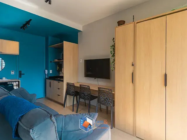 Apartamento com 34m² 1 quarto e 1 banheiro, à venda, no bairro Santo Amaro em São Paulo