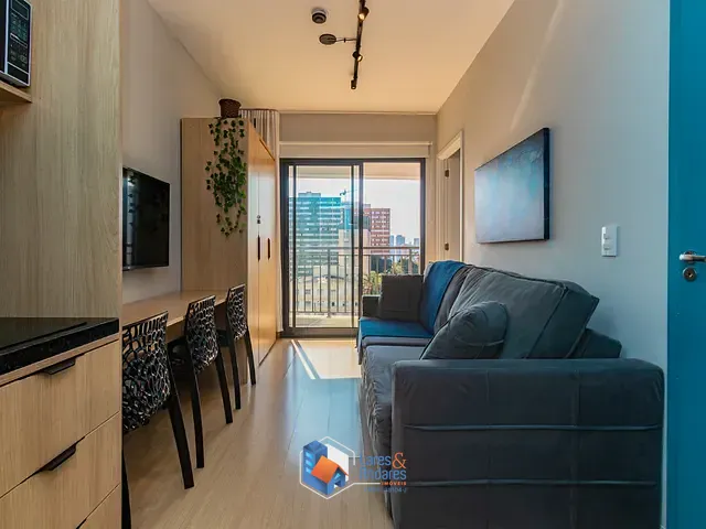 Apartamento com 34m² 1 quarto e 1 banheiro, à venda, no bairro Santo Amaro em São Paulo
