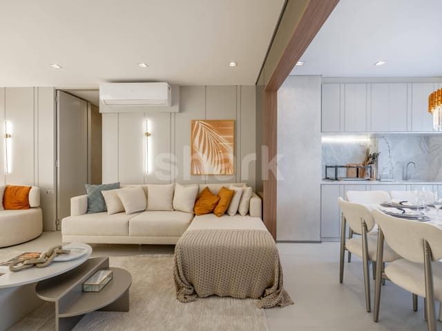 Apartamento com 75m² 2 quartos e 3 banheiros, à venda, no bairro Brooklin em São Paulo