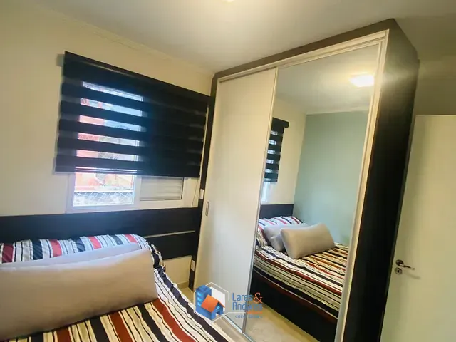 Apartamento com 48m² 2 quartos e 1 banheiro, à venda, no bairro Parque das Nações em Santo André