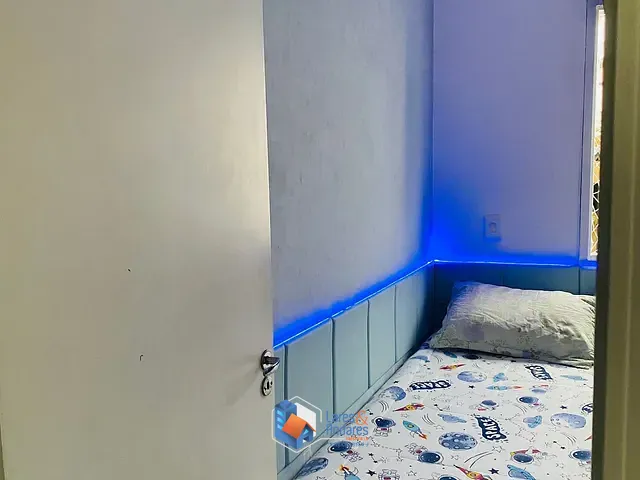 Apartamento com 48m² 2 quartos e 1 banheiro, à venda, no bairro Parque das Nações em Santo André