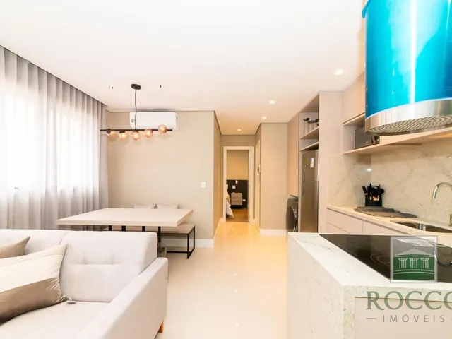 Apartamento 1 quarto e 2 banheiros, para alugar, no bairro São Francisco em Curitiba