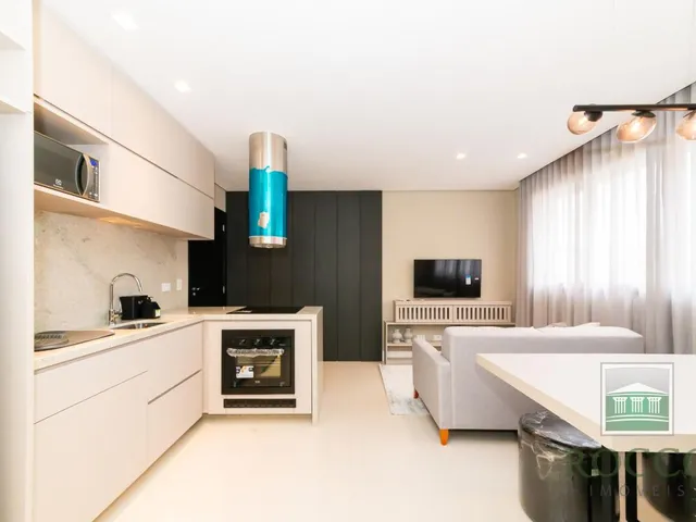 Apartamento 1 quarto e 2 banheiros, para alugar, no bairro São Francisco em Curitiba