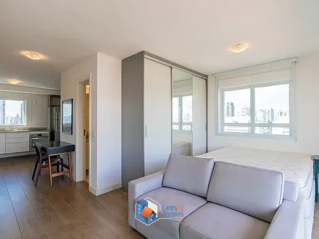 Apartamento com 50m² 1 quarto e 1 banheiro, à venda, no bairro Brooklin em São Paulo