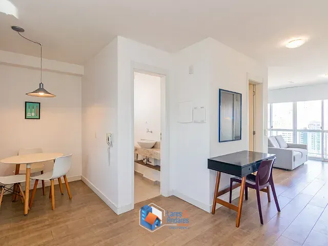Apartamento com 50m² 1 quarto e 1 banheiro, à venda, no bairro Brooklin em São Paulo