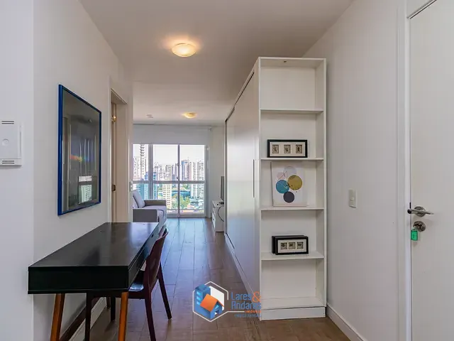 Apartamento com 50m² 1 quarto e 1 banheiro, à venda, no bairro Brooklin em São Paulo