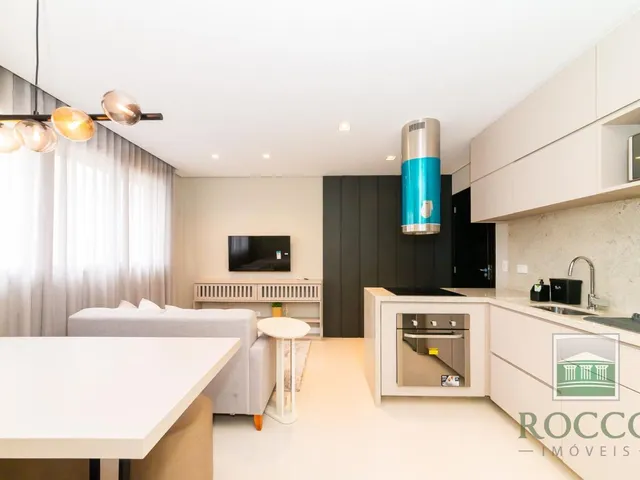 Apartamento 1 quarto e 2 banheiros, para alugar, no bairro São Francisco em Curitiba