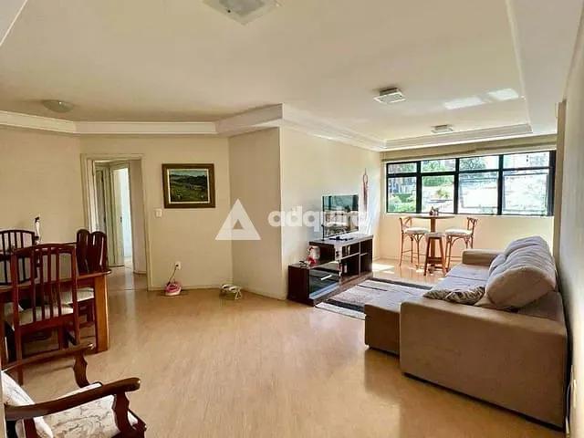 Apartamento 3 quartos e 2 banheiros, à venda, no bairro Estrela em Ponta Grossa