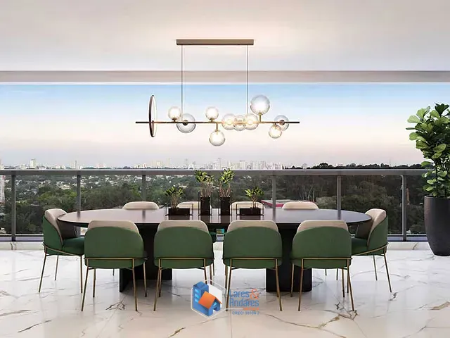 Apartamento com 199m² 3 quartos e 6 banheiros, à venda, no bairro Brooklin em São Paulo