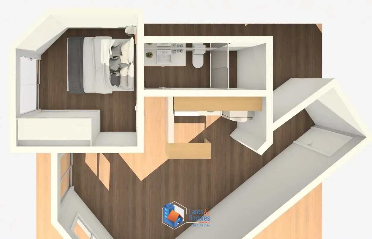 Apartamento, 1 quarto, 43 m² - Foto 16
