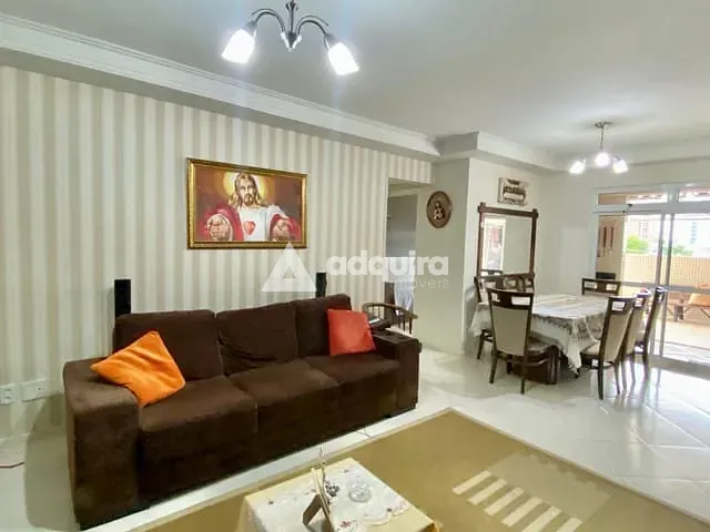 Apartamento com 131m² 3 quartos e 2 banheiros, à venda, no bairro Centro em Ponta Grossa