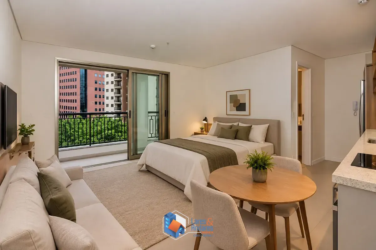Apartamento, 1 quarto, 33 m² - Foto 1
