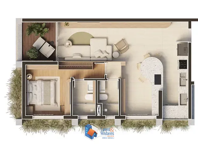 Apartamento com 71m² 2 quartos e 2 banheiros, à venda, no bairro Alto da Lapa em São Paulo