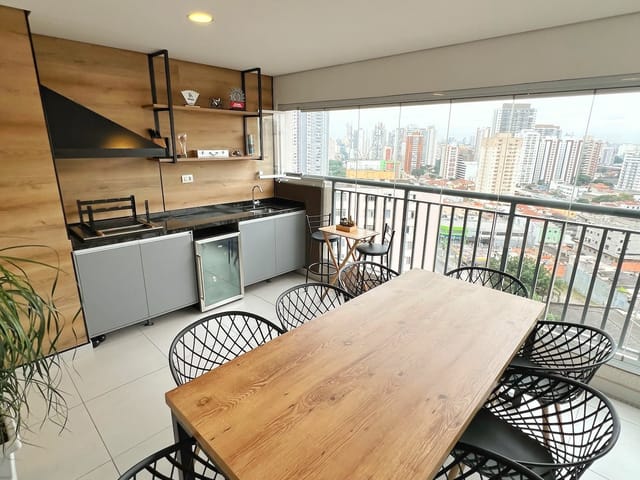 Foto do Apartamento - Apartamento 3 Suítes com Sacada Gourmet no Tatuapé - 106m² Andar Alto e 2 Vagas | Imobiliária Xavier e Brito