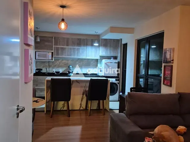 Apartamento 1 quarto e 1 banheiro, à venda, no bairro Colônia Dona Luíza em Ponta Grossa