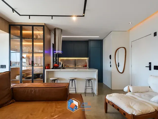 Apartamento com 77m² 1 quarto e 2 banheiros, à venda, no bairro Indianópolis em São Paulo