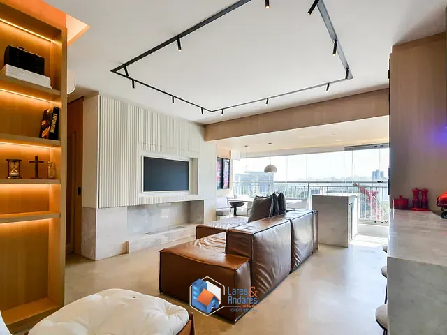Apartamento com 77m² 1 quarto e 2 banheiros, à venda, no bairro Indianópolis em São Paulo