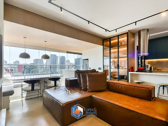 Apartamento com 77m² 1 quarto e 2 banheiros, à venda, no bairro Indianópolis em São Paulo