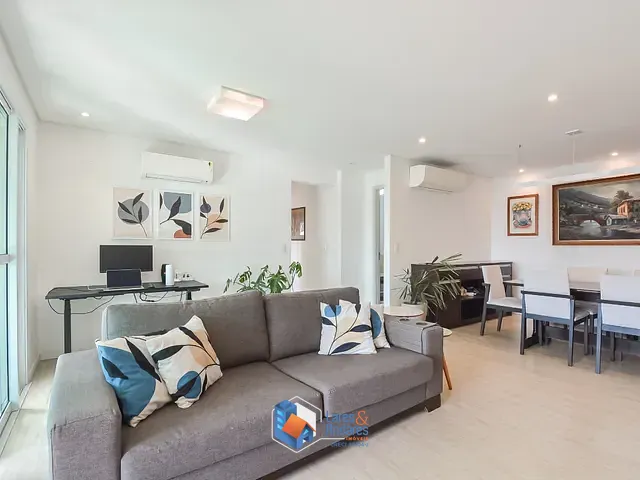 Apartamento com 114m² 2 quartos e 3 banheiros, à venda, no bairro Mirandópolis em São Paulo