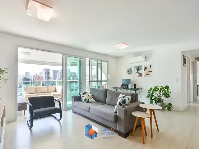 Apartamento com 114m² 2 quartos e 3 banheiros, à venda, no bairro Mirandópolis em São Paulo