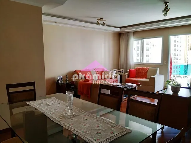 Apartamento com 128m² 4 quartos e 3 banheiros, à venda, no bairro Jardim Aquarius em São José dos Campos