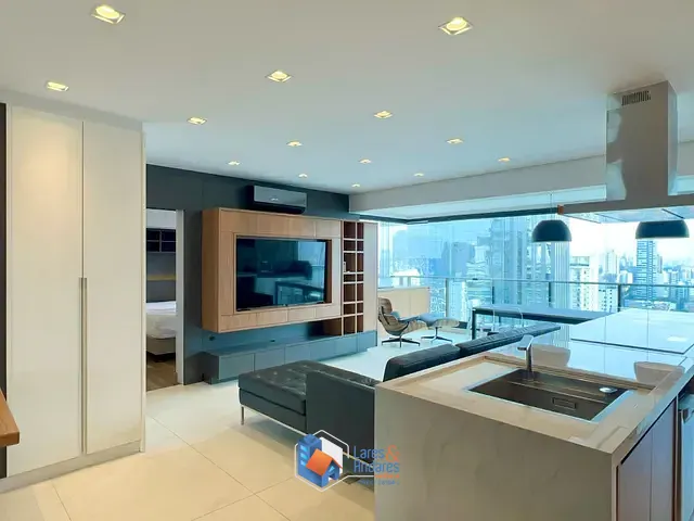 Apartamento com 72m² 1 quarto e 2 banheiros, à venda, no bairro Pinheiros em São Paulo