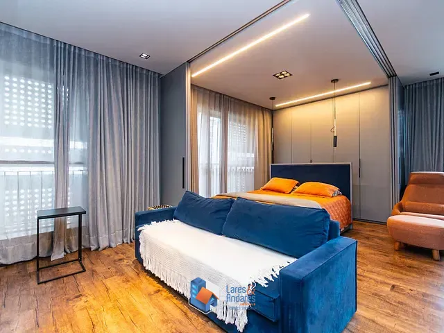 Apartamento com 48m² 1 quarto e 1 banheiro, à venda, no bairro Indianópolis em São Paulo