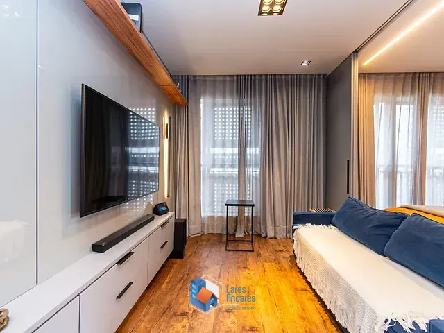 Apartamento com 48m² 1 quarto e 1 banheiro, à venda, no bairro Indianópolis em São Paulo