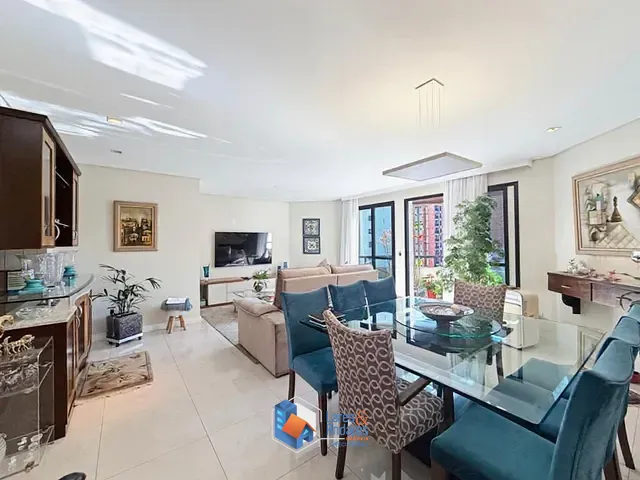 Apartamento com 140m² 3 quartos e 5 banheiros, à venda, no bairro Moema em São Paulo
