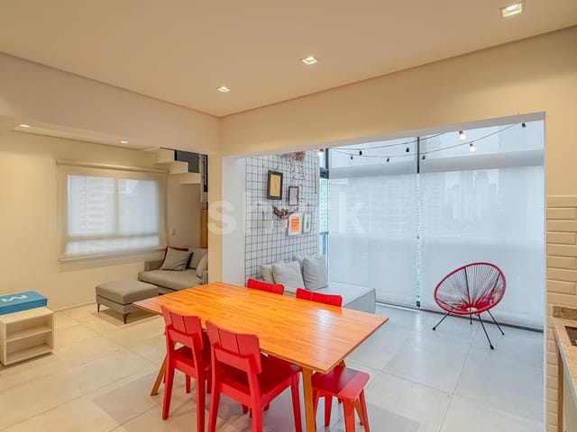 Apartamento com 70m² 1 quarto e 2 banheiros, à venda, no bairro Vila Olímpia em São Paulo