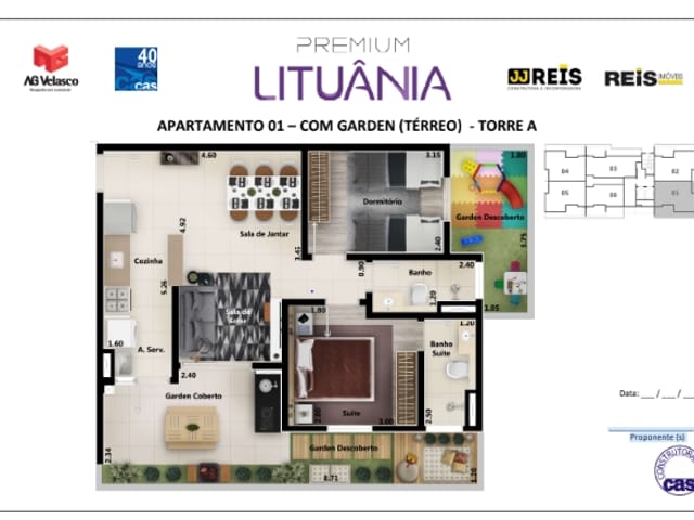 Foto do Apartamento - Apartamento com 2 dorms, Jardim América, Sorocaba - R$ 340 mil, Cod: 219288 | Plus Negócios Imobiliários