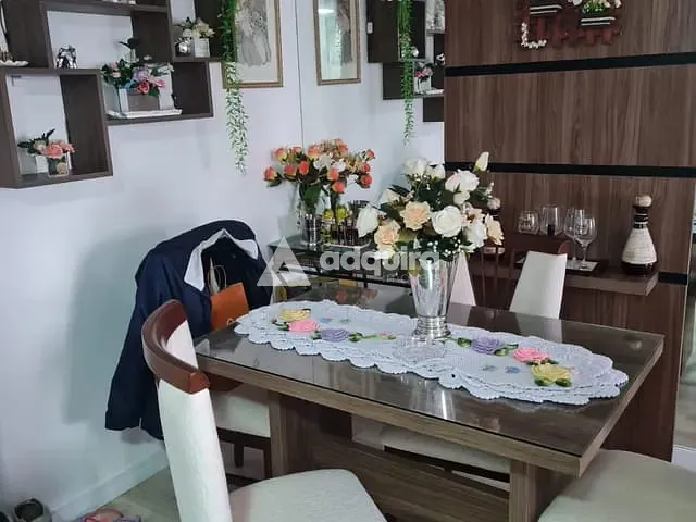 Apartamento 2 quartos e 1 banheiro, à venda, no bairro Estrela em Ponta Grossa