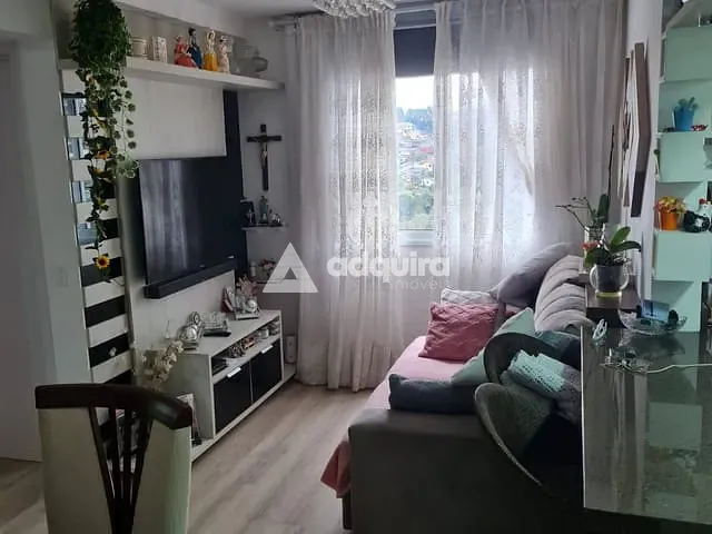 Apartamento 2 quartos e 1 banheiro, à venda, no bairro Estrela em Ponta Grossa