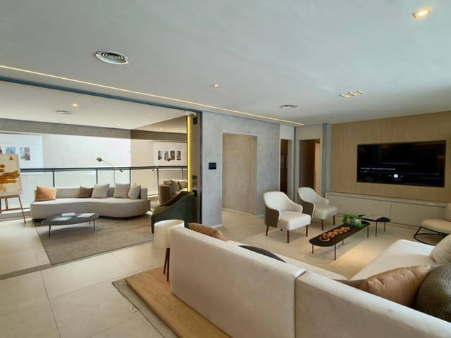 Apartamento com 187m² 3 quartos e 5 banheiros, à venda, no bairro Brooklin Paulista em São Paulo