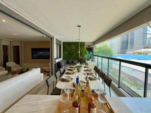 Apartamento com 187m² 3 quartos e 5 banheiros, à venda, no bairro Brooklin Paulista em São Paulo