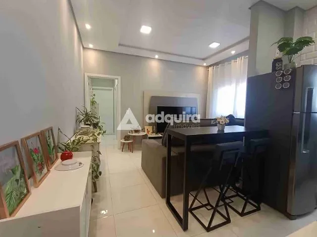 Apartamento 2 quartos e 1 banheiro, à venda, no bairro Jardim Carvalho em Ponta Grossa