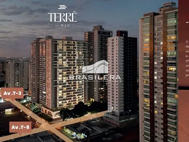 Apartamento com 74m² 2 quartos e 2 banheiros, à venda, no bairro Setor Bueno em Goiânia