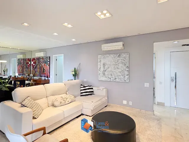 Apartamento com 168m² 4 quartos e 5 banheiros, à venda, no bairro Brooklin em São Paulo