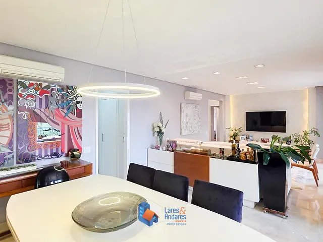 Apartamento com 168m² 4 quartos e 5 banheiros, à venda, no bairro Brooklin em São Paulo