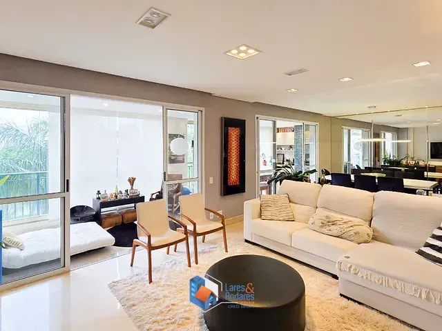 Apartamento com 168m² 4 quartos e 5 banheiros, à venda, no bairro Brooklin em São Paulo