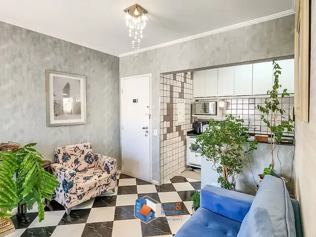 Apartamento com 62m² 2 quartos e 1 banheiro, à venda, no bairro Moema em São Paulo