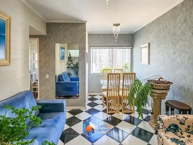 Apartamento com 62m² 2 quartos e 1 banheiro, à venda, no bairro Moema em São Paulo