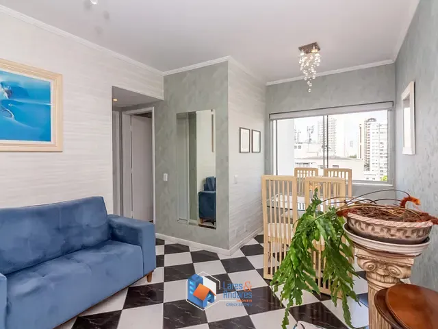 Apartamento com 62m² 2 quartos e 1 banheiro, à venda, no bairro Moema em São Paulo