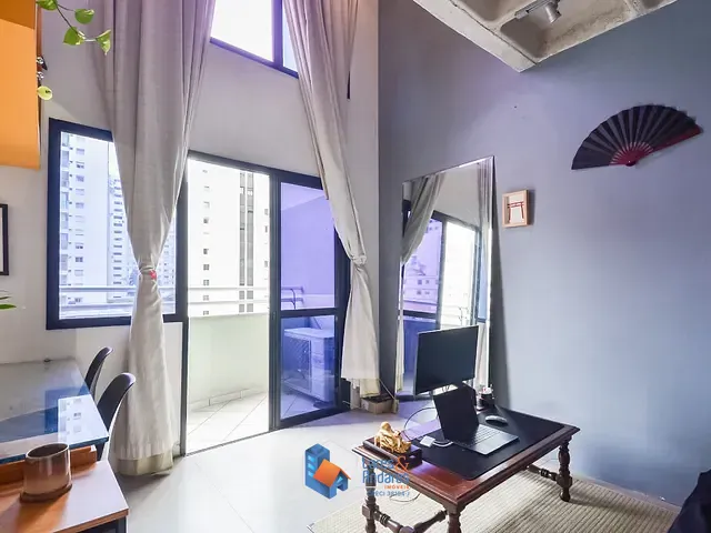 Apartamento com 48m² 1 quarto e 2 banheiros, à venda, no bairro Pinheiros em São Paulo