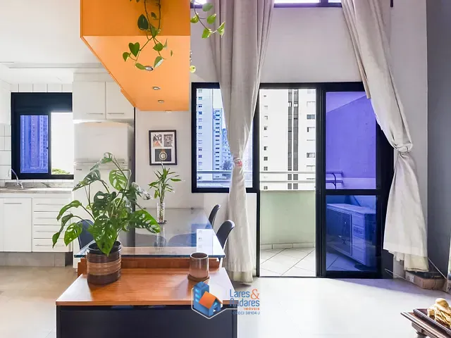 Apartamento com 48m² 1 quarto e 2 banheiros, à venda, no bairro Pinheiros em São Paulo